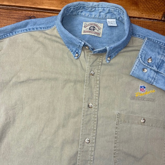 Eagle Dry Goods Co. Other - Vintage NFL Green Bay Packers Owners Club Shirt Men XL Eagle Dry Goods LS USA